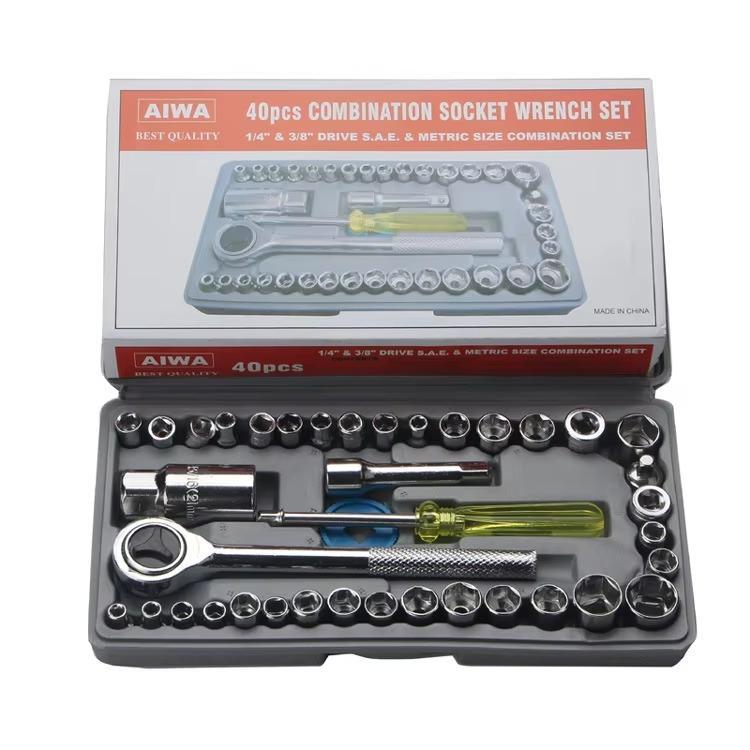 Chrome Vanadium 40-Piece Tool Kit Set