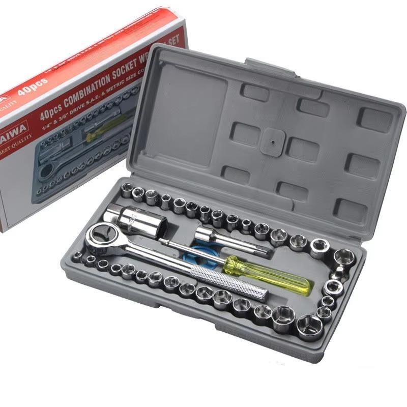 Chrome Vanadium 40-Piece Tool Kit Set