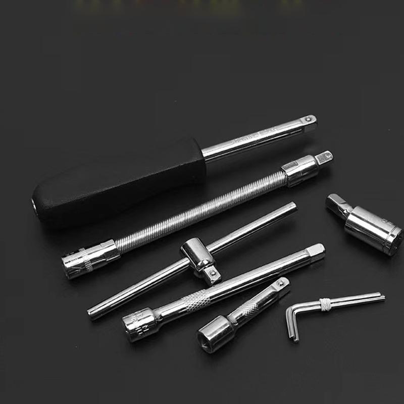 Stainless Steel Bike Tool Kit 46-Piece Red