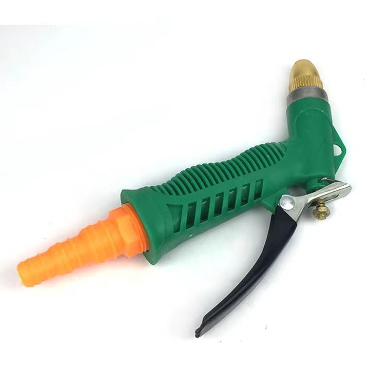 Green Lever Spray Nozzle for Garden Cleaning