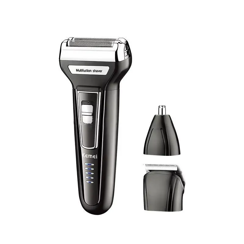 	Dry Shave, Wet, Cordless, Rechargeable, Self-Sharpening, Pop-Up Trimmer Men's Hair Clipper And Shaver