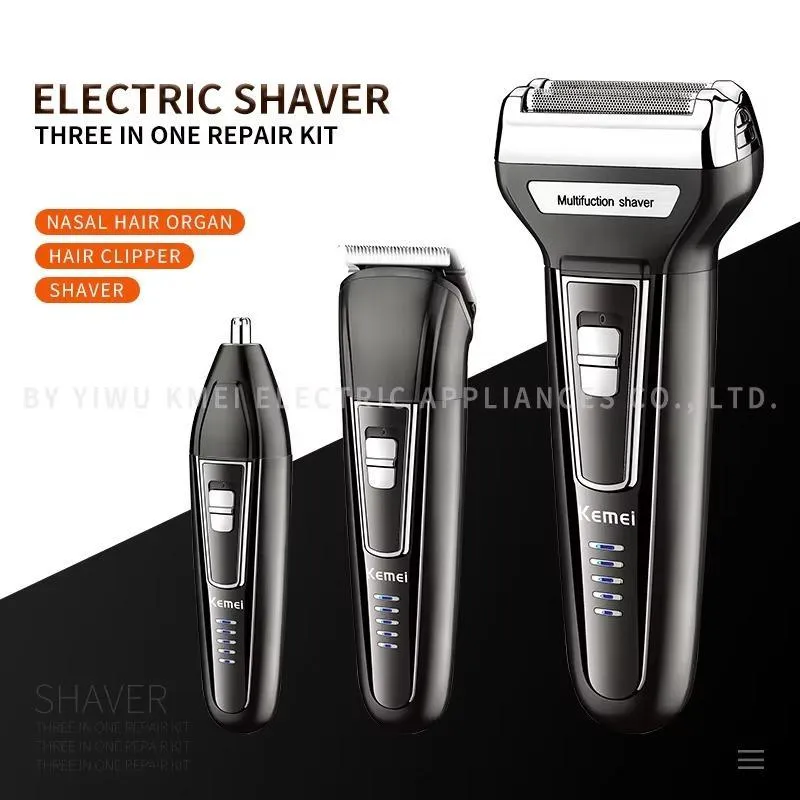 Dry Shave, Wet, Cordless, Rechargeable, Self-Sharpening, Pop-Up Trimmer Men's Hair Clipper And Shaver