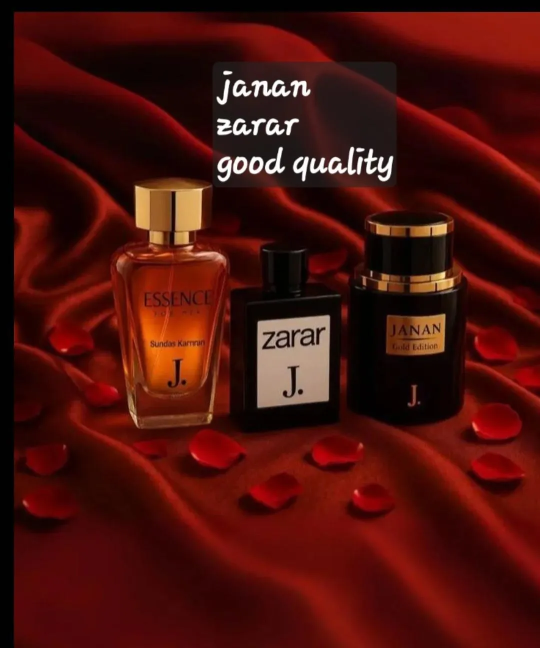 Unisex Perfume Set 3 Pieces J. By GB Premium