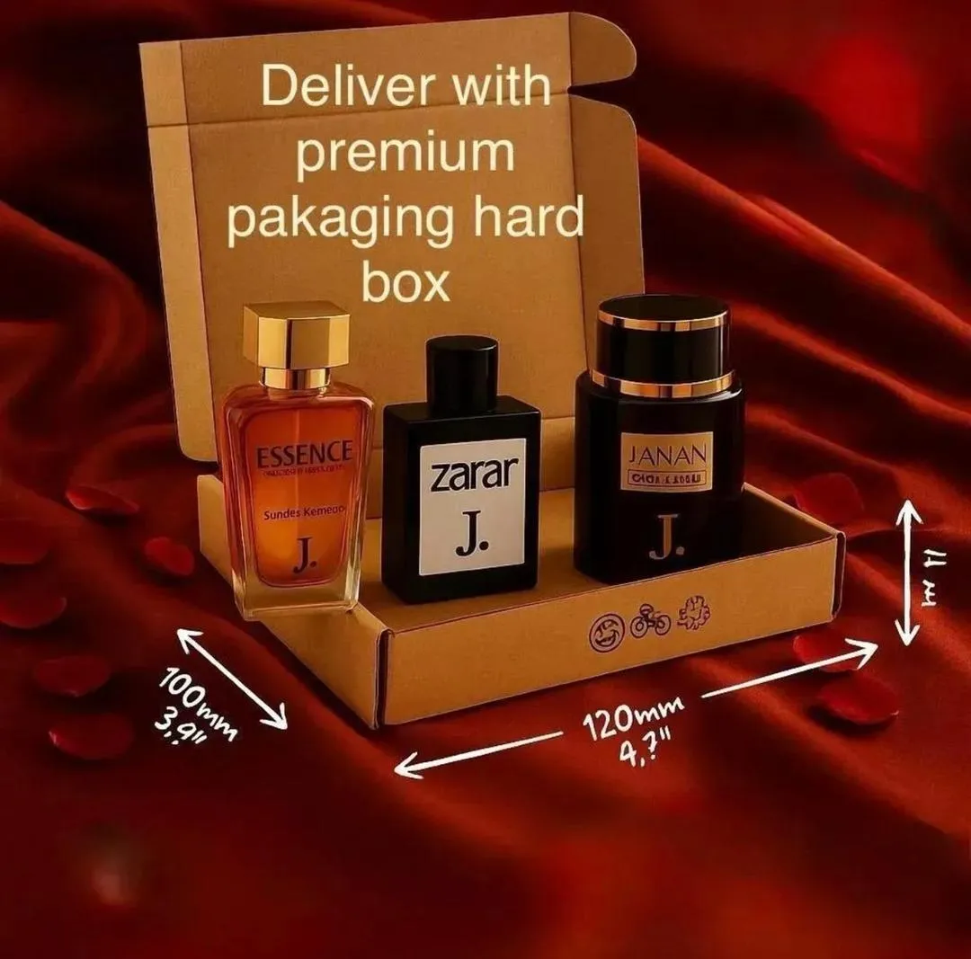 Unisex Perfume Set 3 Pieces J. By GB Premium Gift Pack