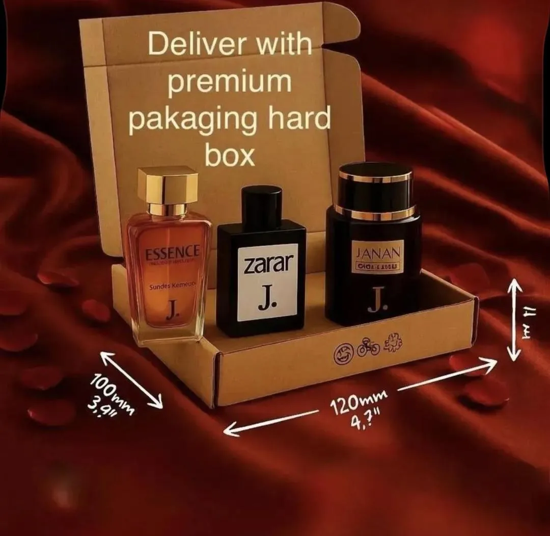 Unisex Perfume Pack Of 3 Janan Zarar Essence J.  By Gb With Premium Pakaging