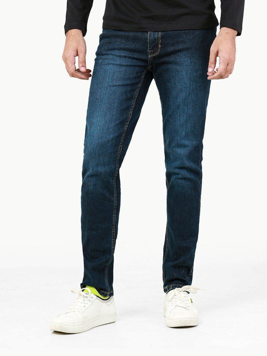 Men's Denim Jeans - 1 Pc, Plain Style, Available in Multiple Sizes