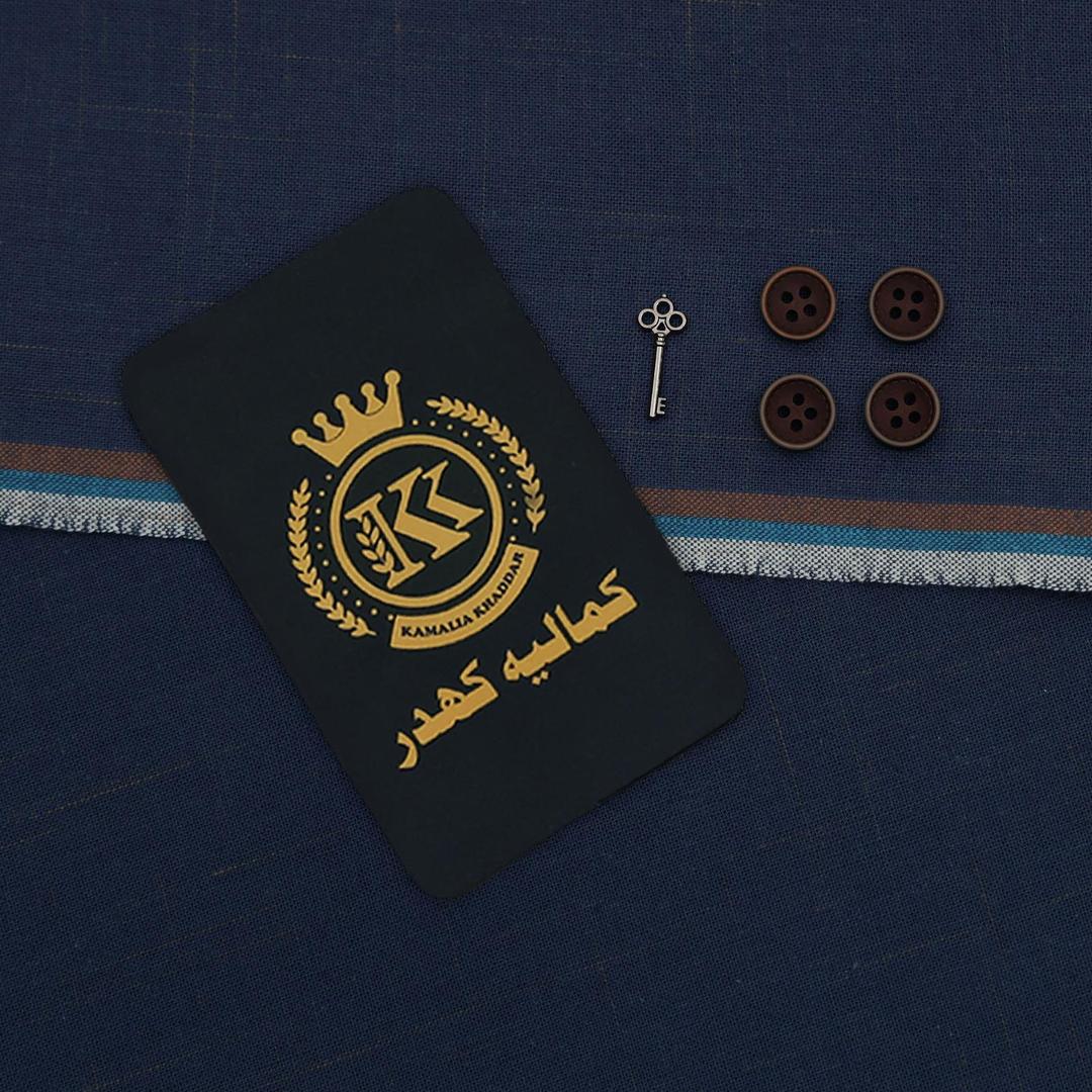 Men’s Unstitched Cotton Plain Suit