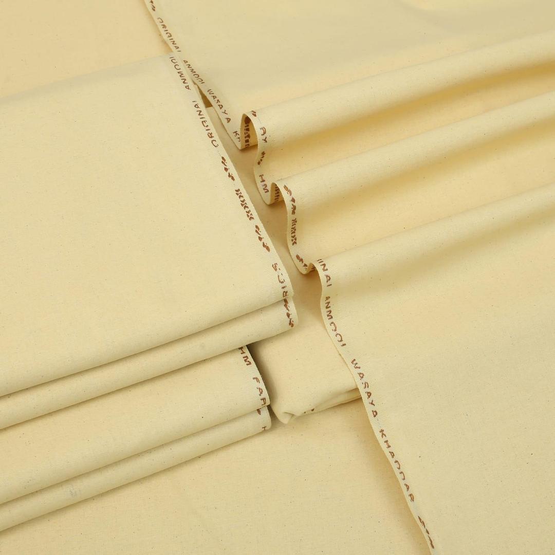 Men’s Unstitched Cotton Plain Suit