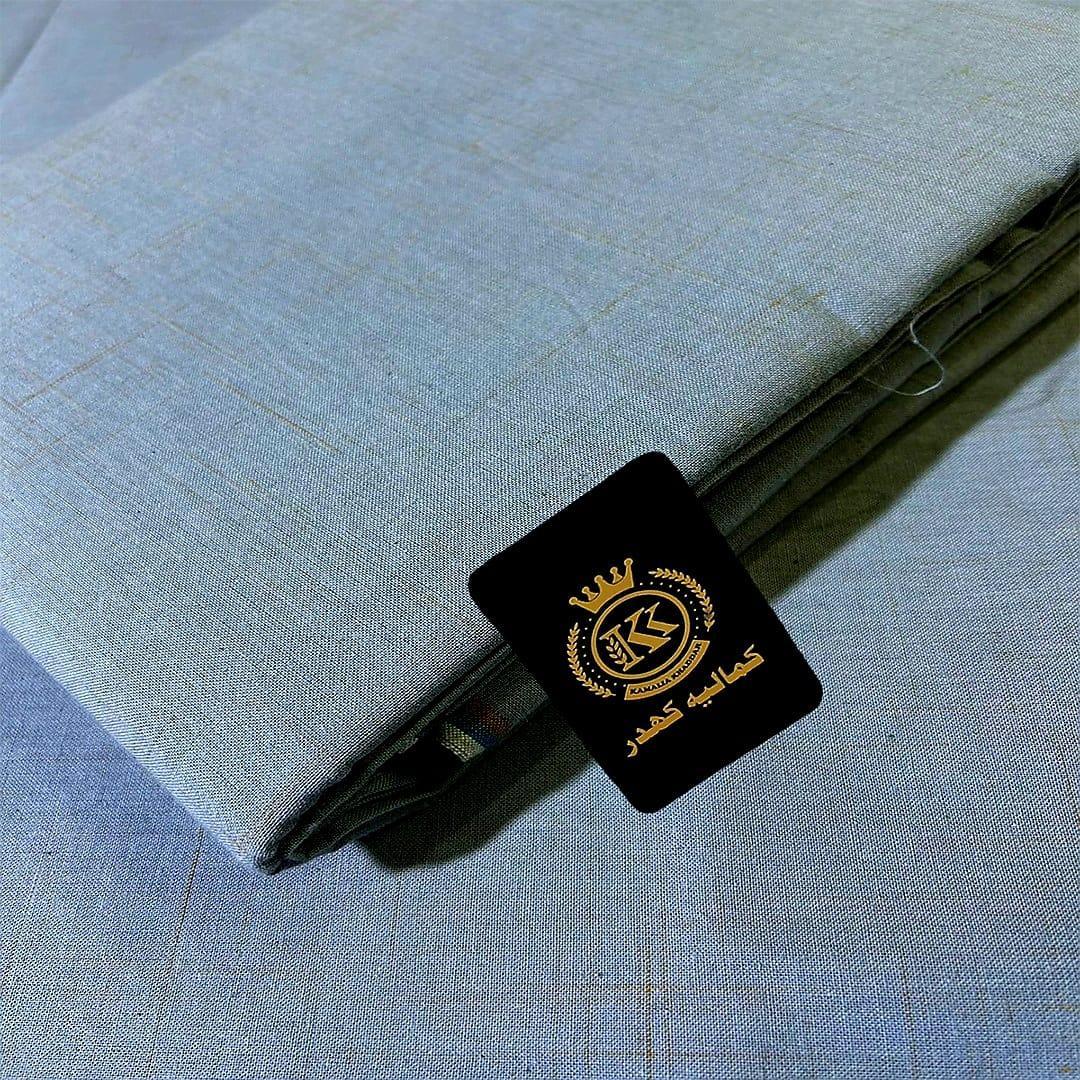 Men’s Unstitched Cotton Plain Suit