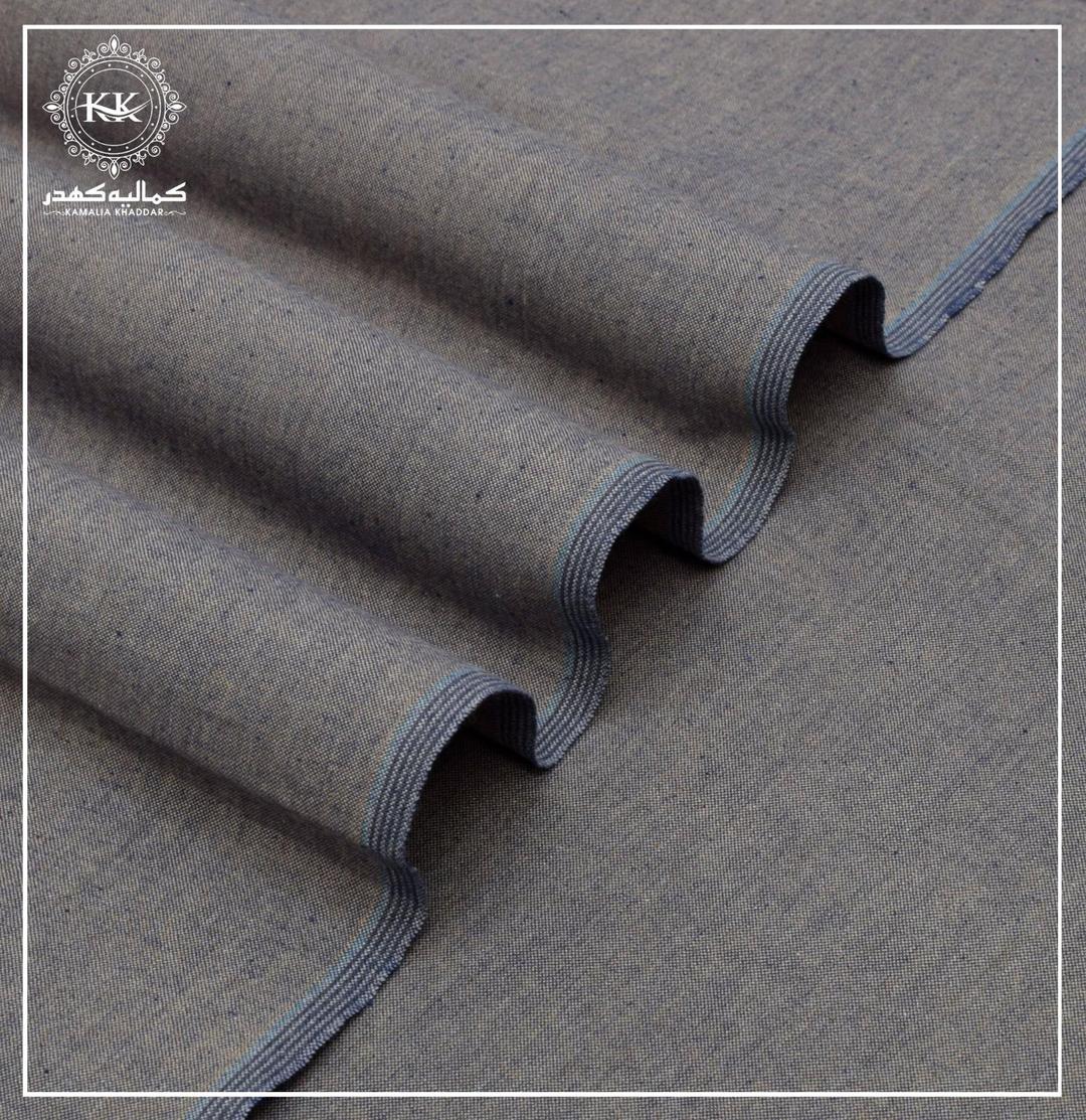 Men’s Unstitched Khaddar Suit - 7 Pcs Plain Winter Collection