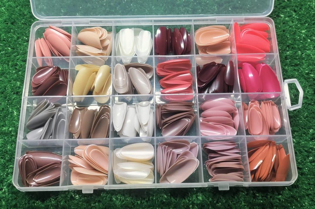 576 Pcs Customizable Fake Nails - Endless Creativity at Your Fingertips!