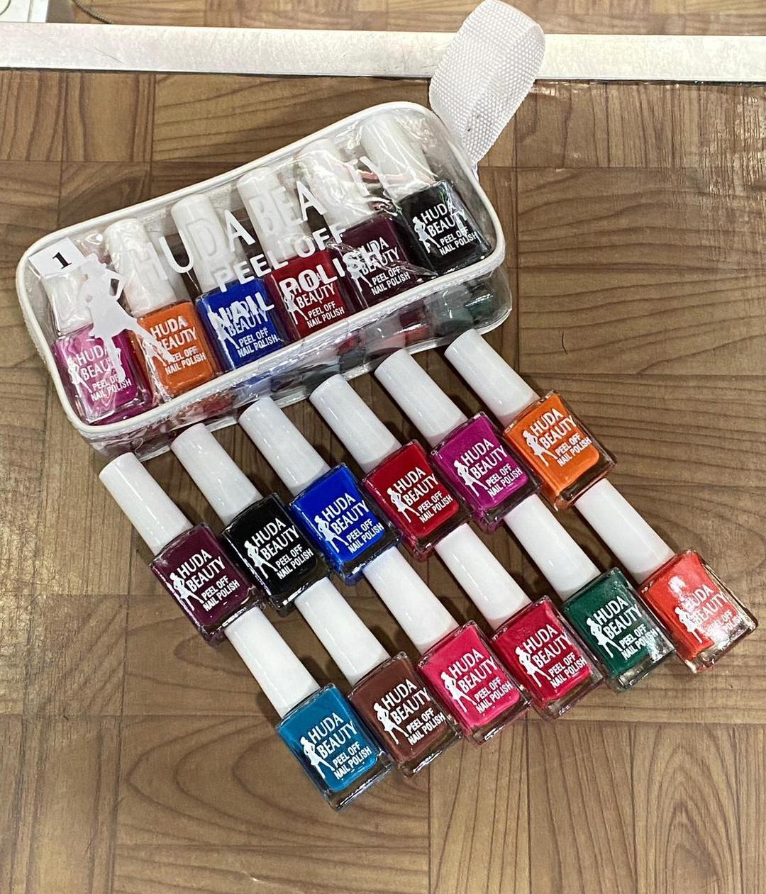 12 Pcs Quick-Drying Peel Off Nail Polish – Smooth and Even Coverage in Stunning Colors