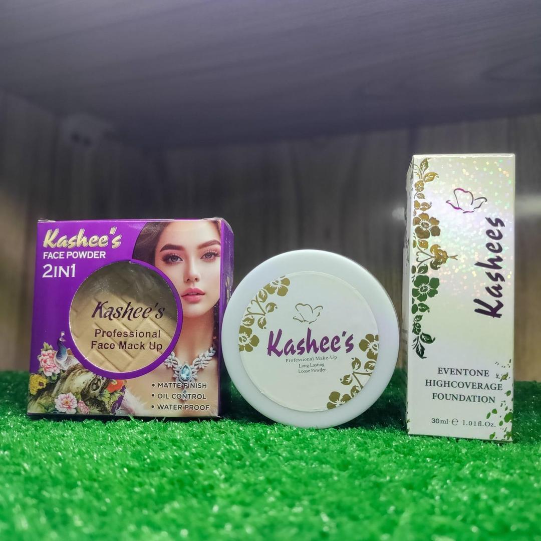 3 in 1 Foundation Deal, Foundation, Compact Powder & Setting Loose Powder, Pack of 3