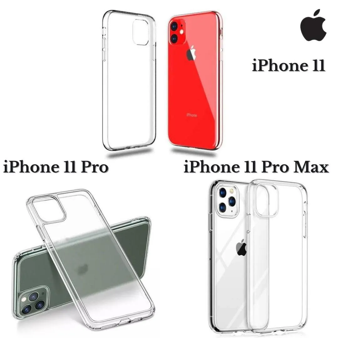 Transparent Crystal Clear Mobile Cover For iPhone 