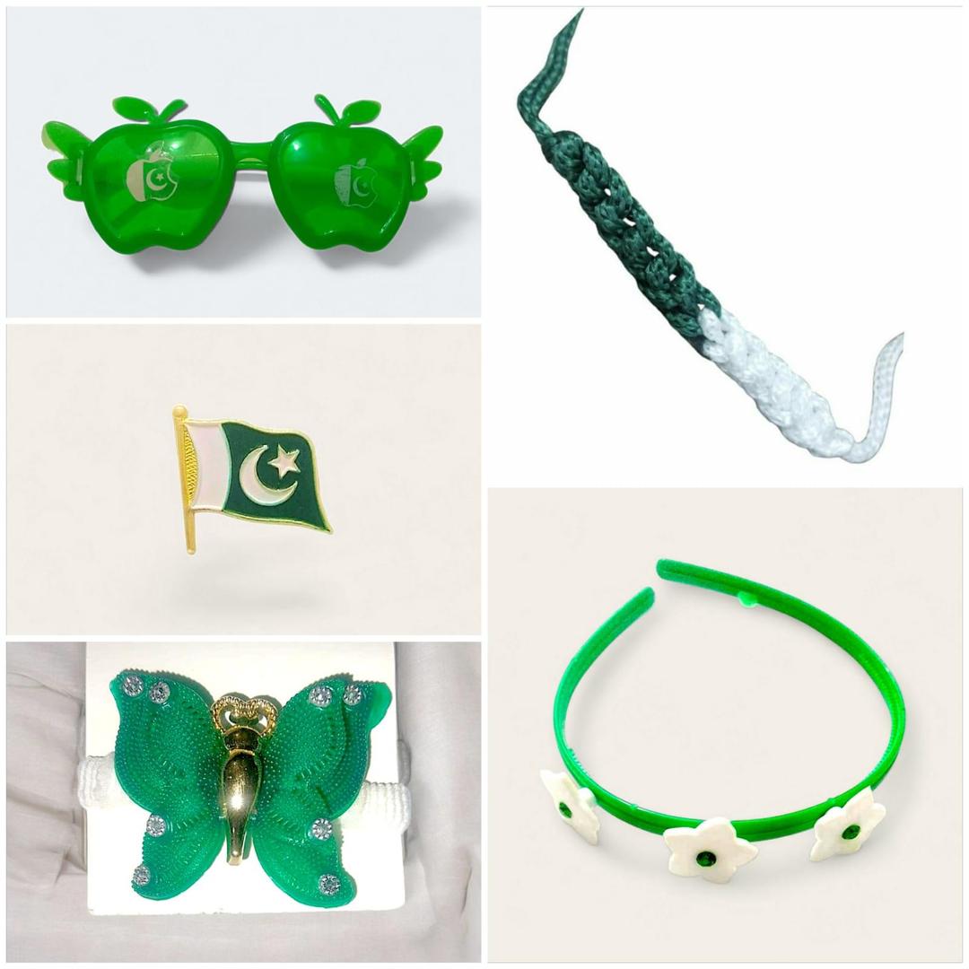 Azaadi Bundle - 5 Pcs Perfect Decor Accessory for 14th August Special