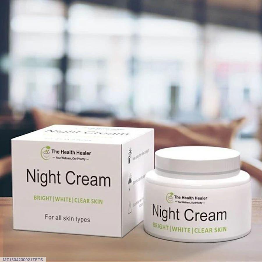 Night Cream for Bright White Clear Skin All Types view 4