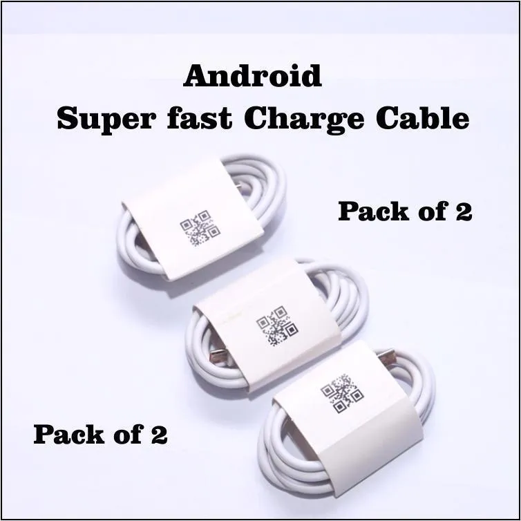 Android Micro USB Fast Charging Cable - Buy 1 Get 1 Free