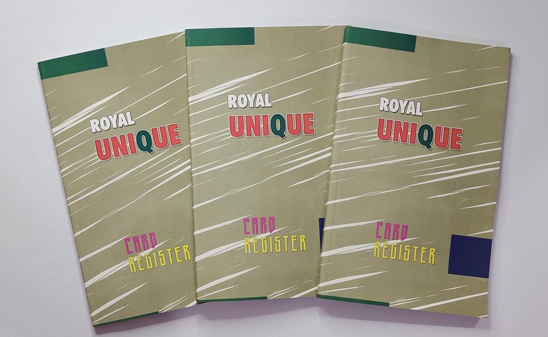 3 In 1 Card Register - Pack Of 3