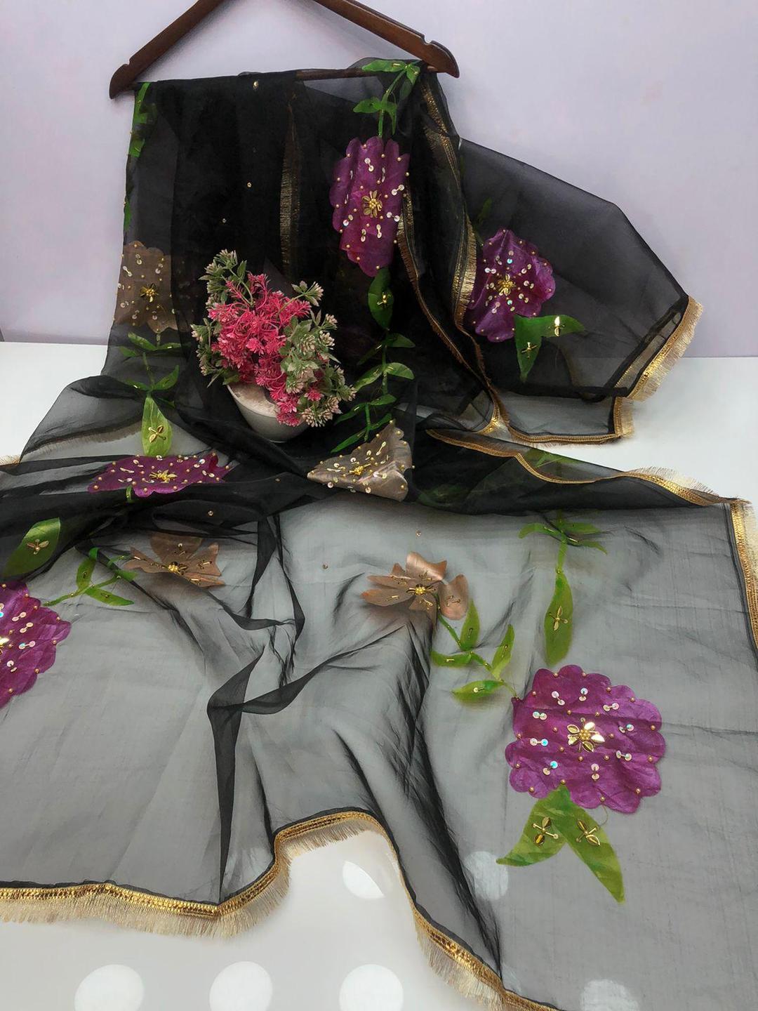 1 Pc Women's Stitched Dupatta