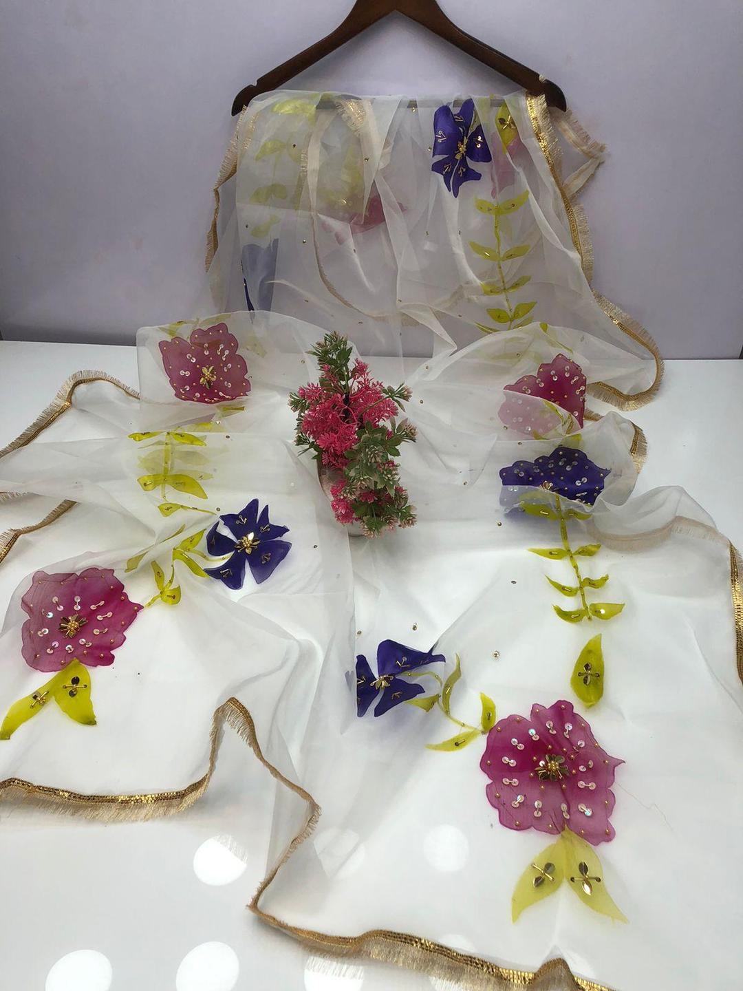 1 Pc Women's Stitched Dupatta