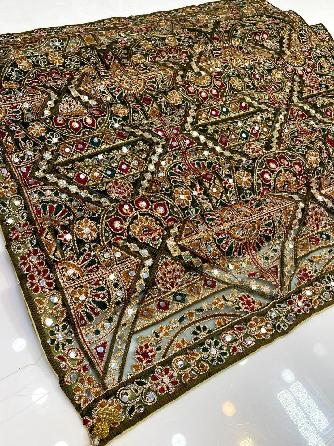 1 Pc Women's Stitched Dupatta