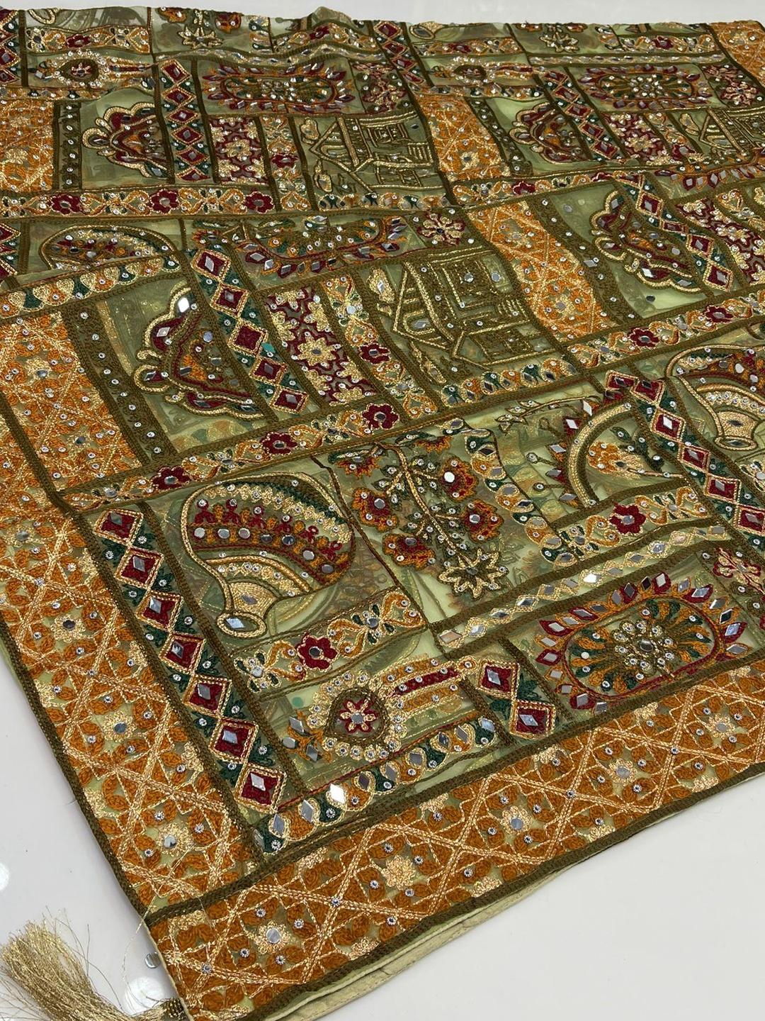 1 Pc Women's Stitched Dupatta