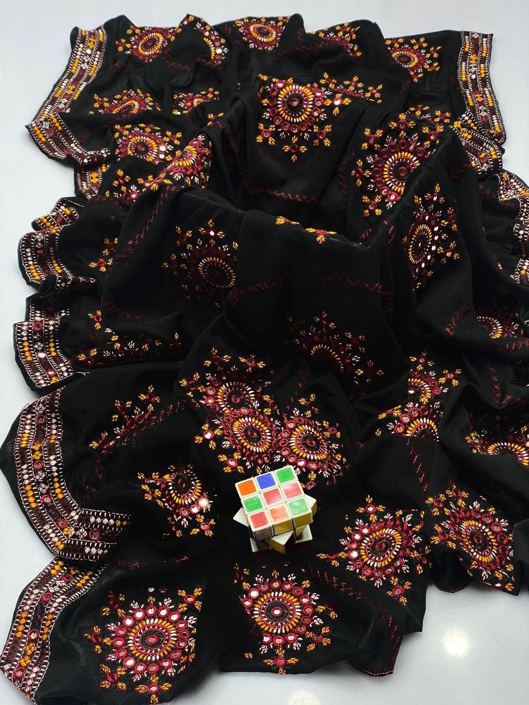 Women's Swiss Embroidered Shawl