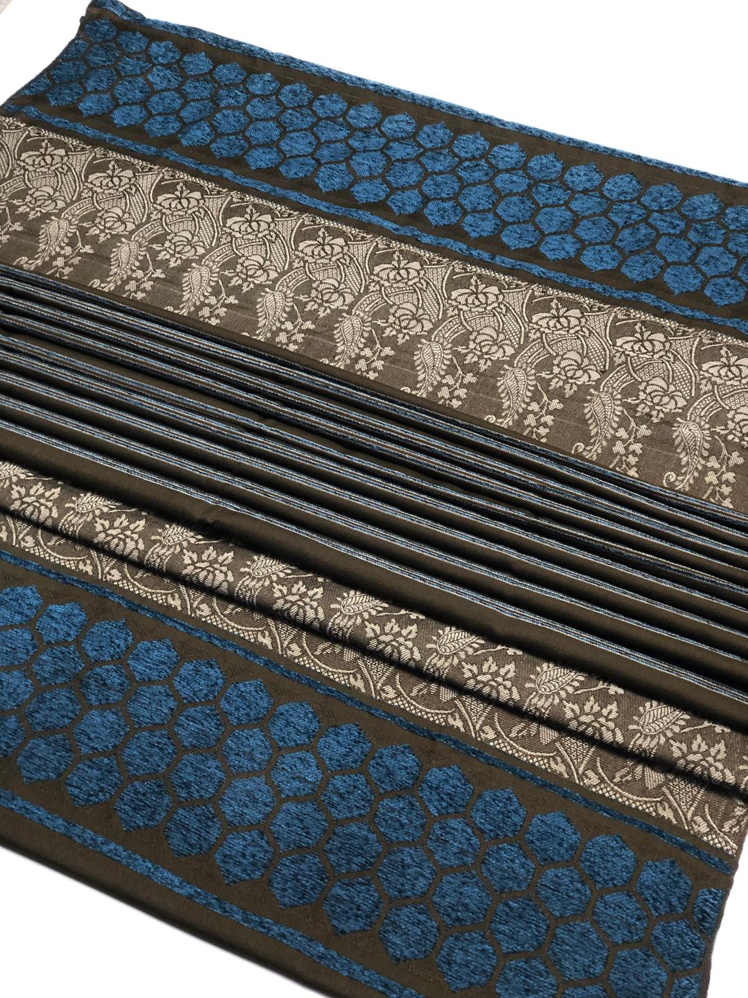 Luxurious Green Pashmina Wool Shawl with Zari Tilla Design - 1 Piece