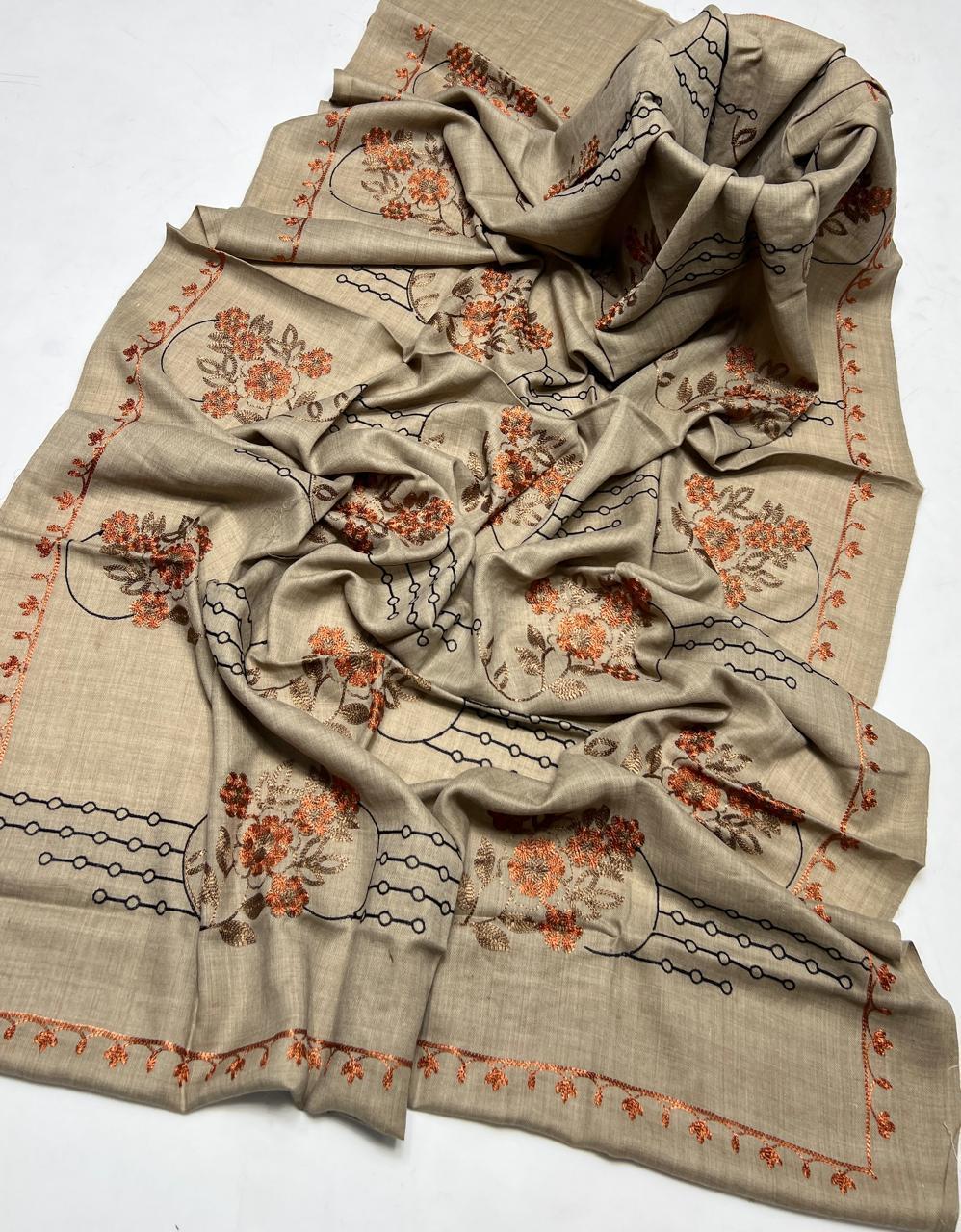  Women's Pashmina Embroidered Shawl