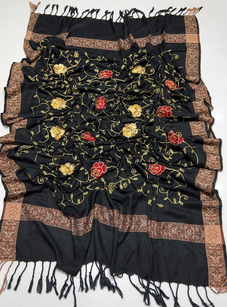 Women's Pashmina Embroidered Shawl