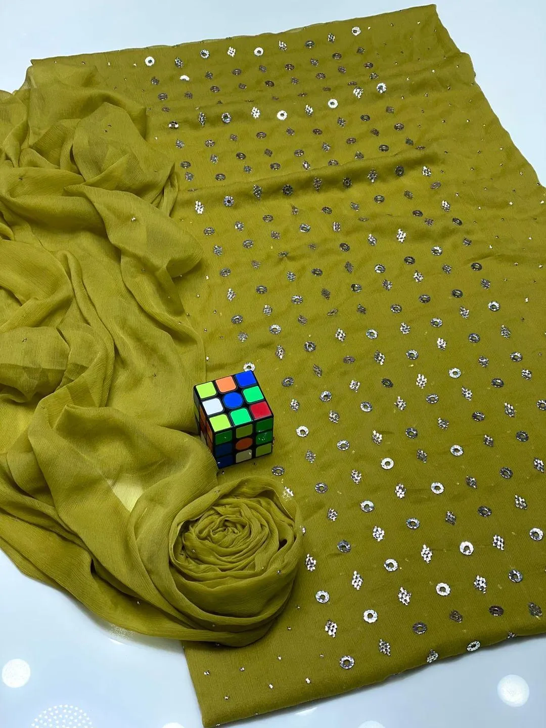 2 Pcs Women's Unstitched Embroidered Suit