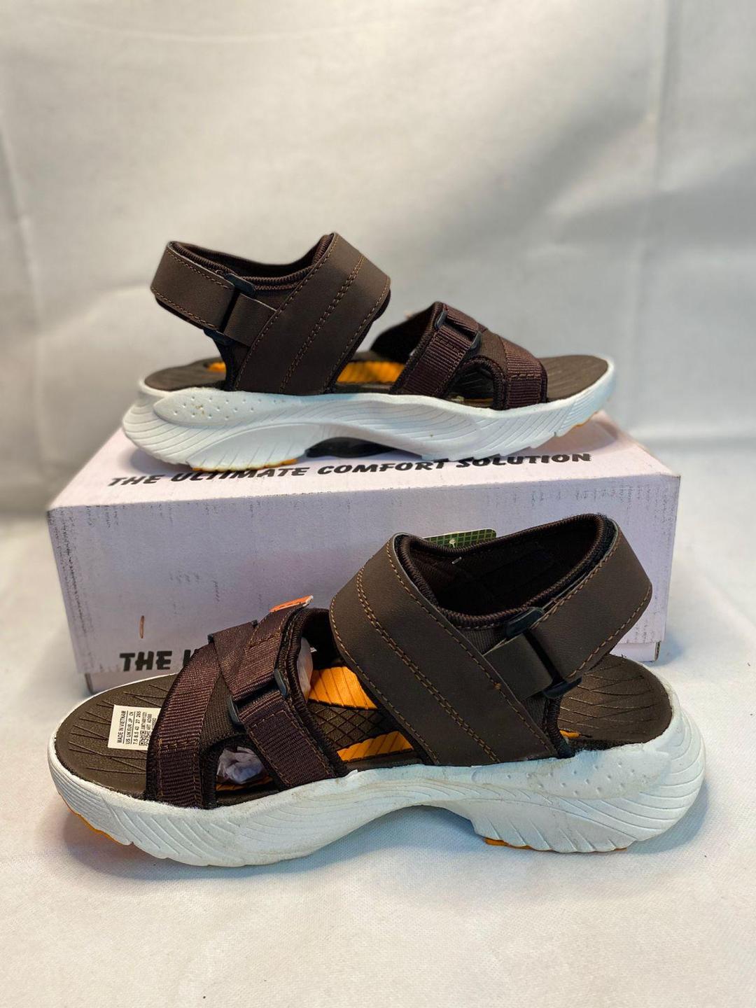 Men's Brown EVA Semi-Formal Sandals with Strap
