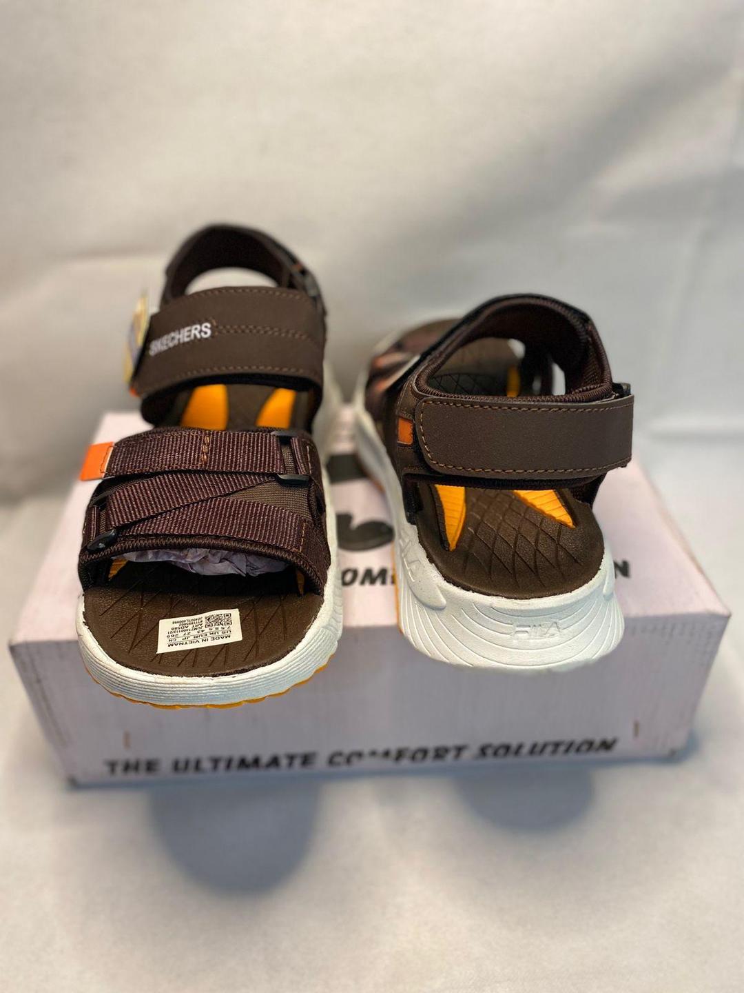 Men's Brown EVA Semi-Formal Sandals with Strap