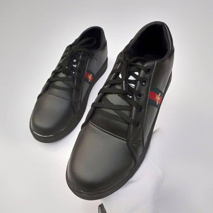 Men's Rubber Casual Sneakers (GU-Black)