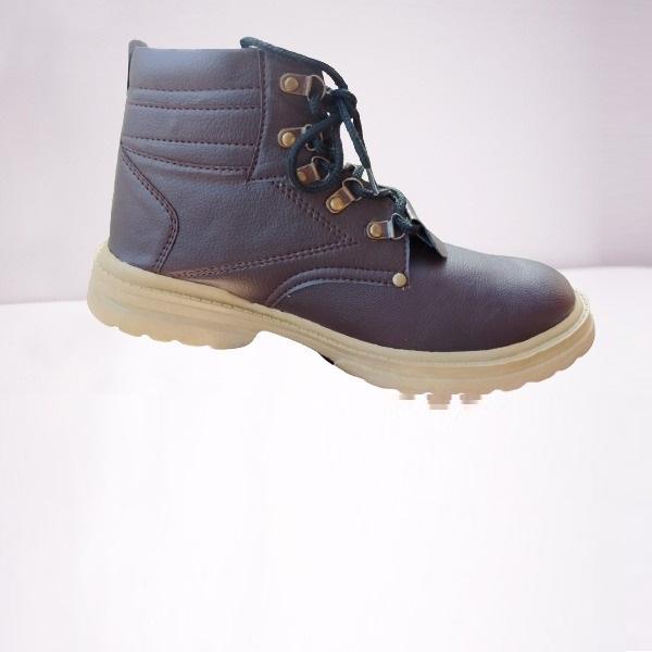 Men's Synthetic Leather Semi-Formal Knee High Boots (Brown - CAT)