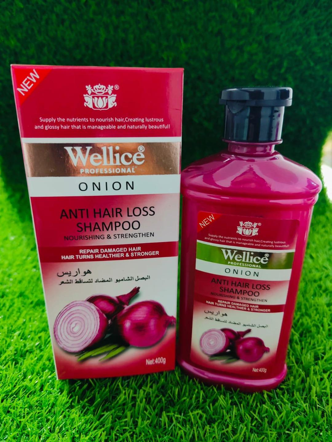 Anti Hair Fall Shampoo - 400ml Red Liquid Formula for Nourishing Care