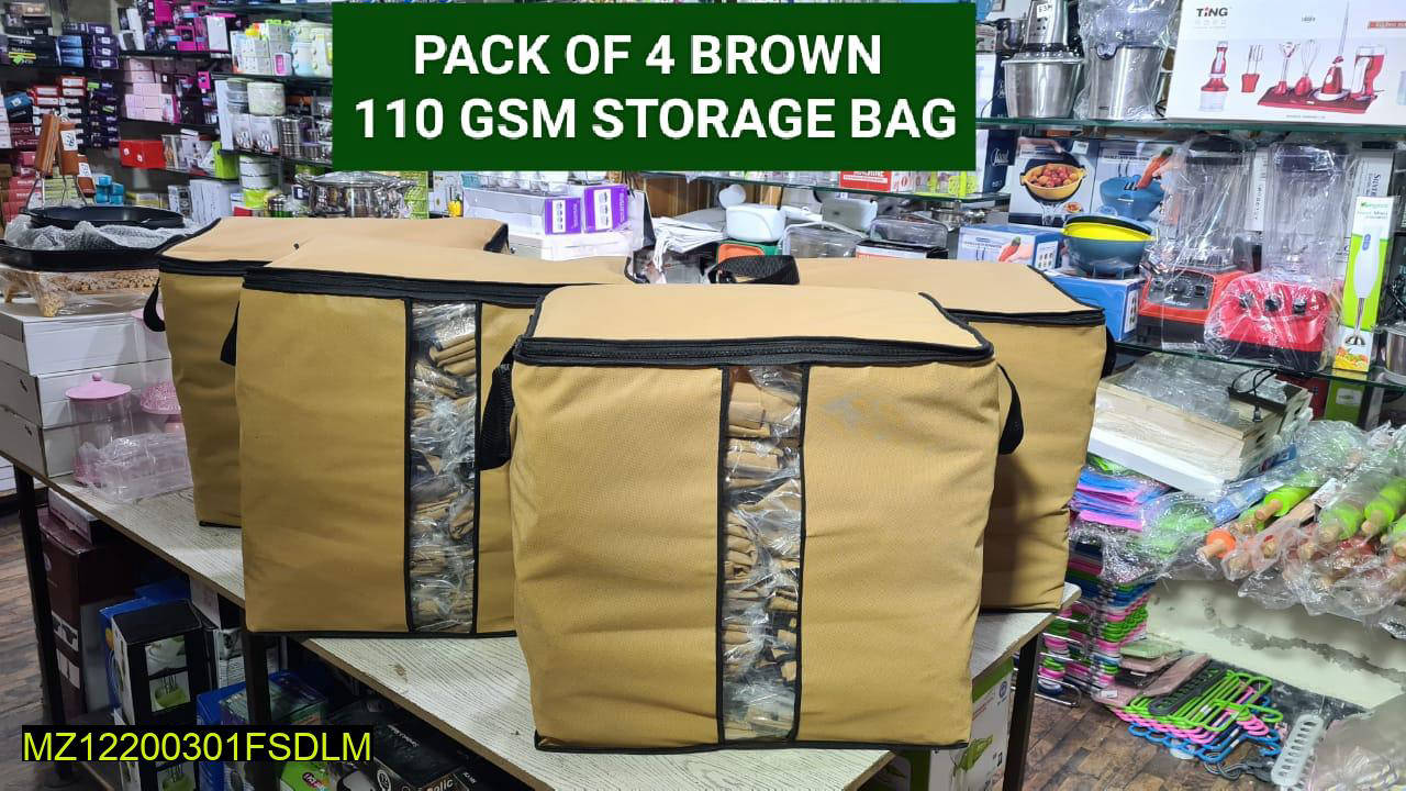 GSM Cloth Storage Bag Pack 4 Bag