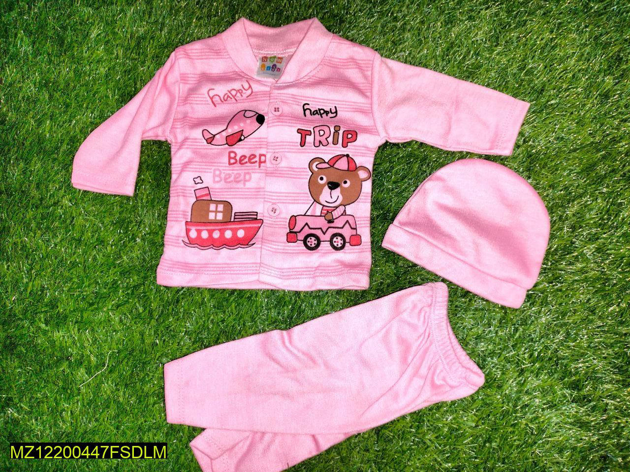3 Pcs New Born Baby Suit