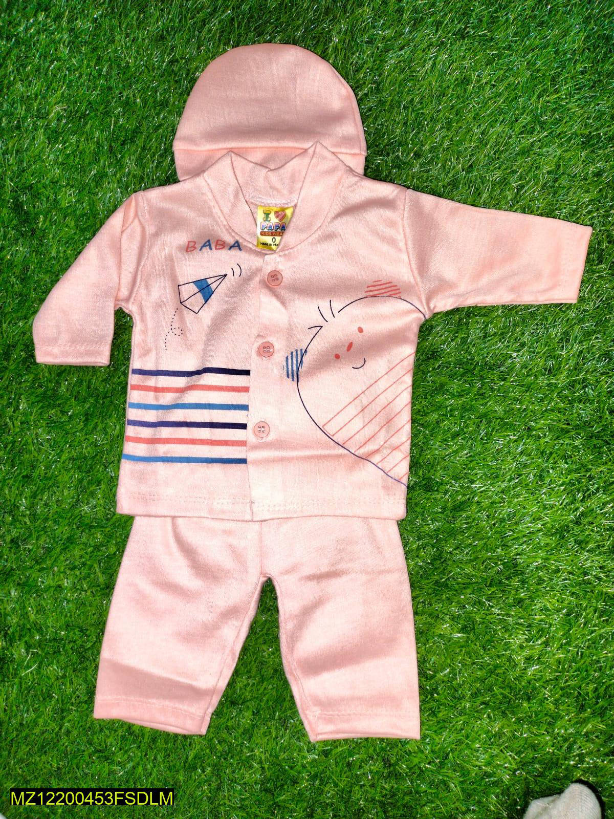 3 Pcs New Born Baby Suit