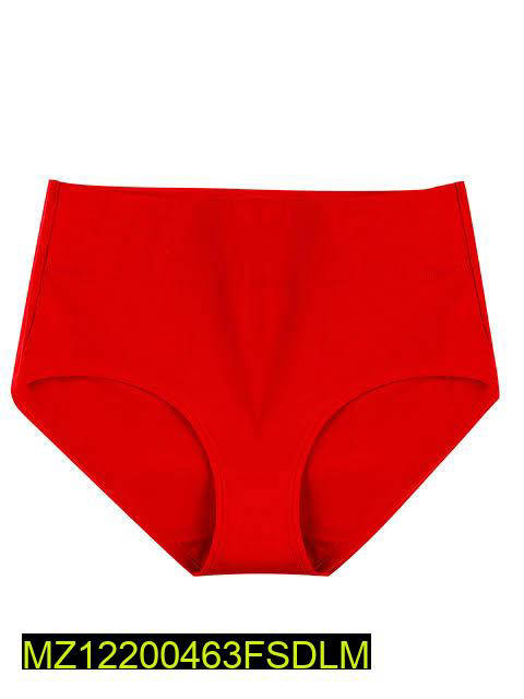 Cotton Plain Panties, Red
