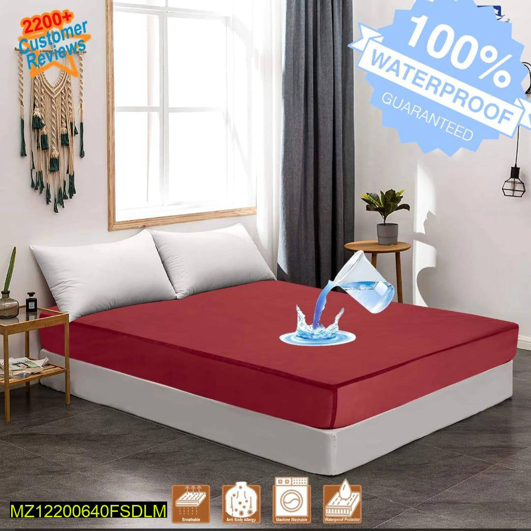 Cotton Printed Double Bed Mattress Cover