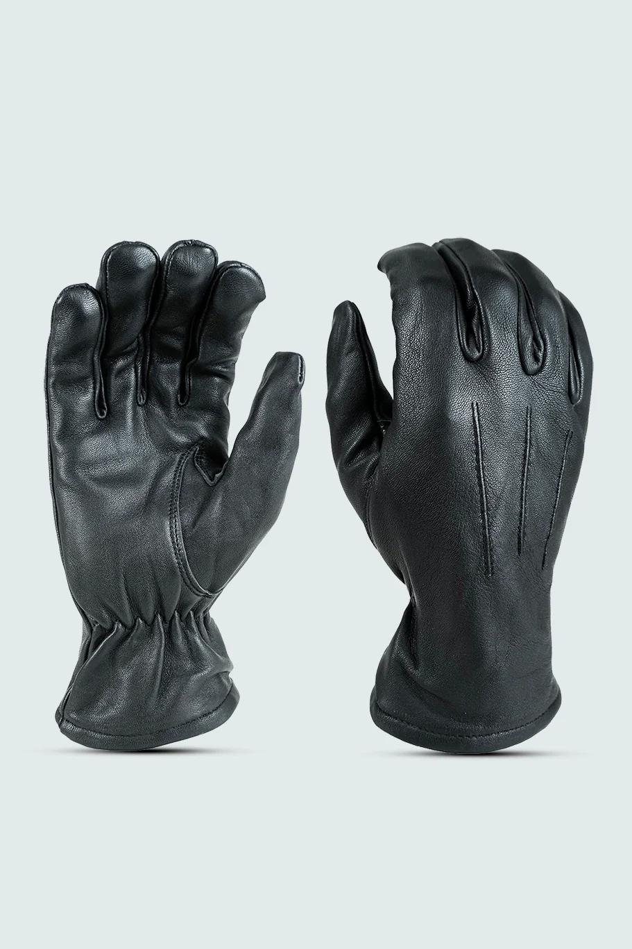 2 Pcs Leather Plain Leather Gloves 
