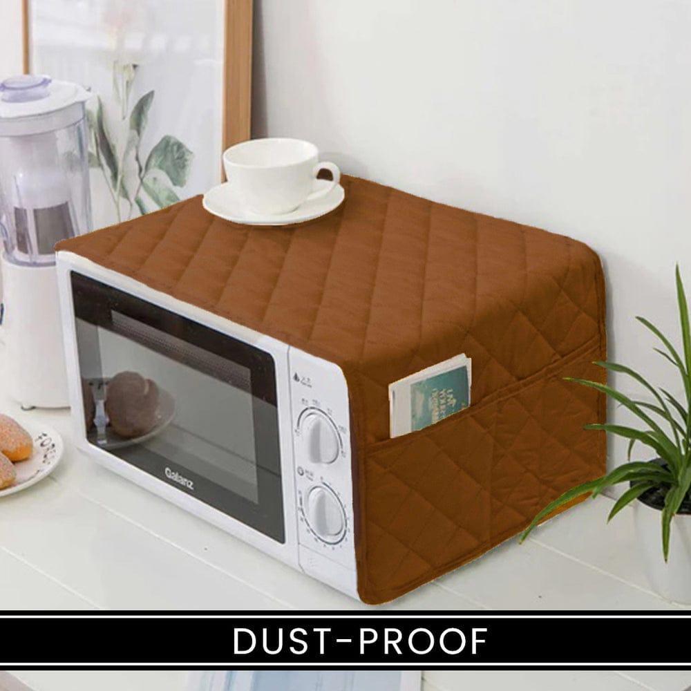 1 Pc Cotton Quilted Microwave Oven Cover 