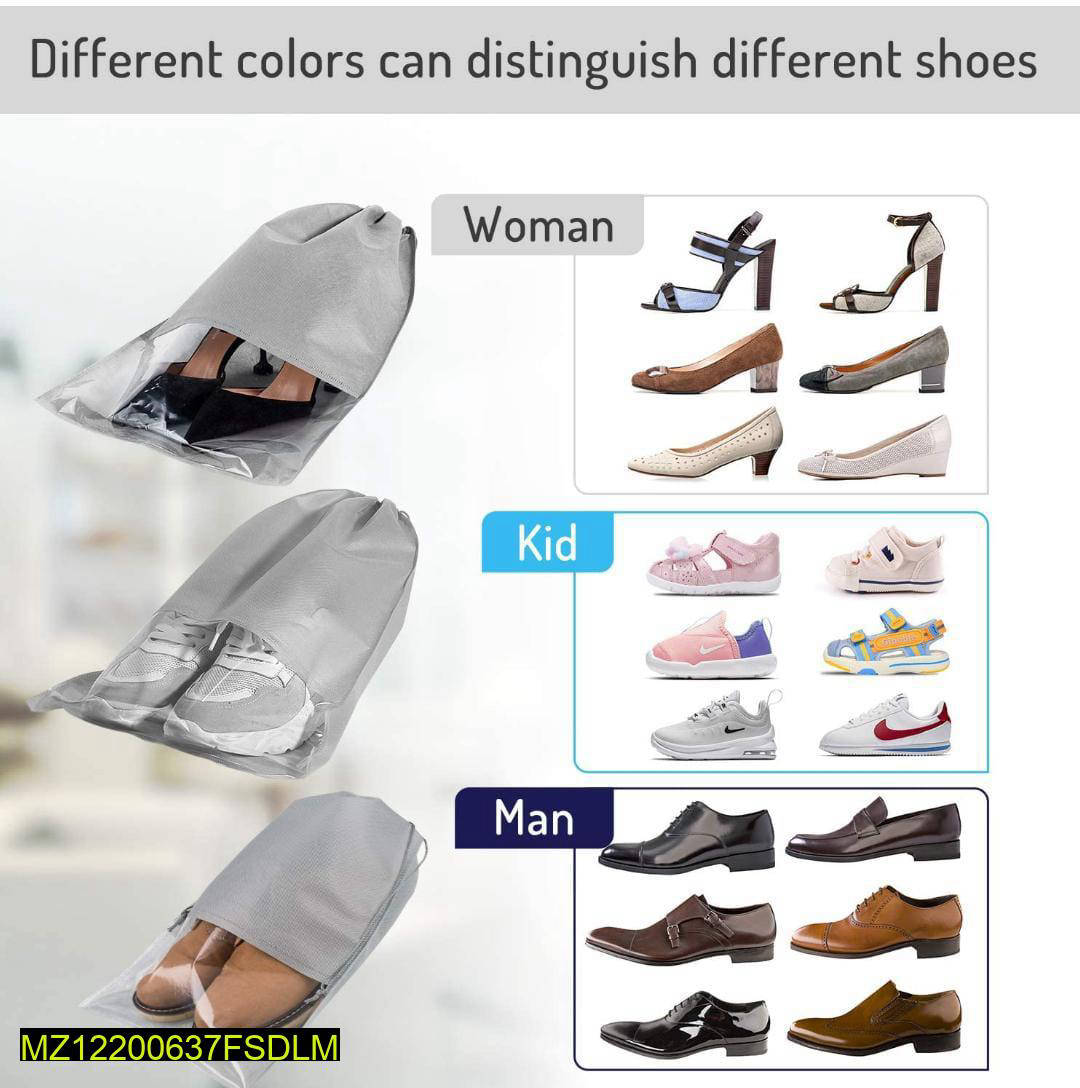 Shoes Storage Bag, Pack Of 10