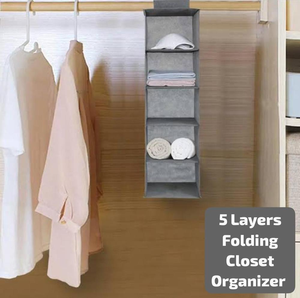 5 Layers Folding Closet Organizer 