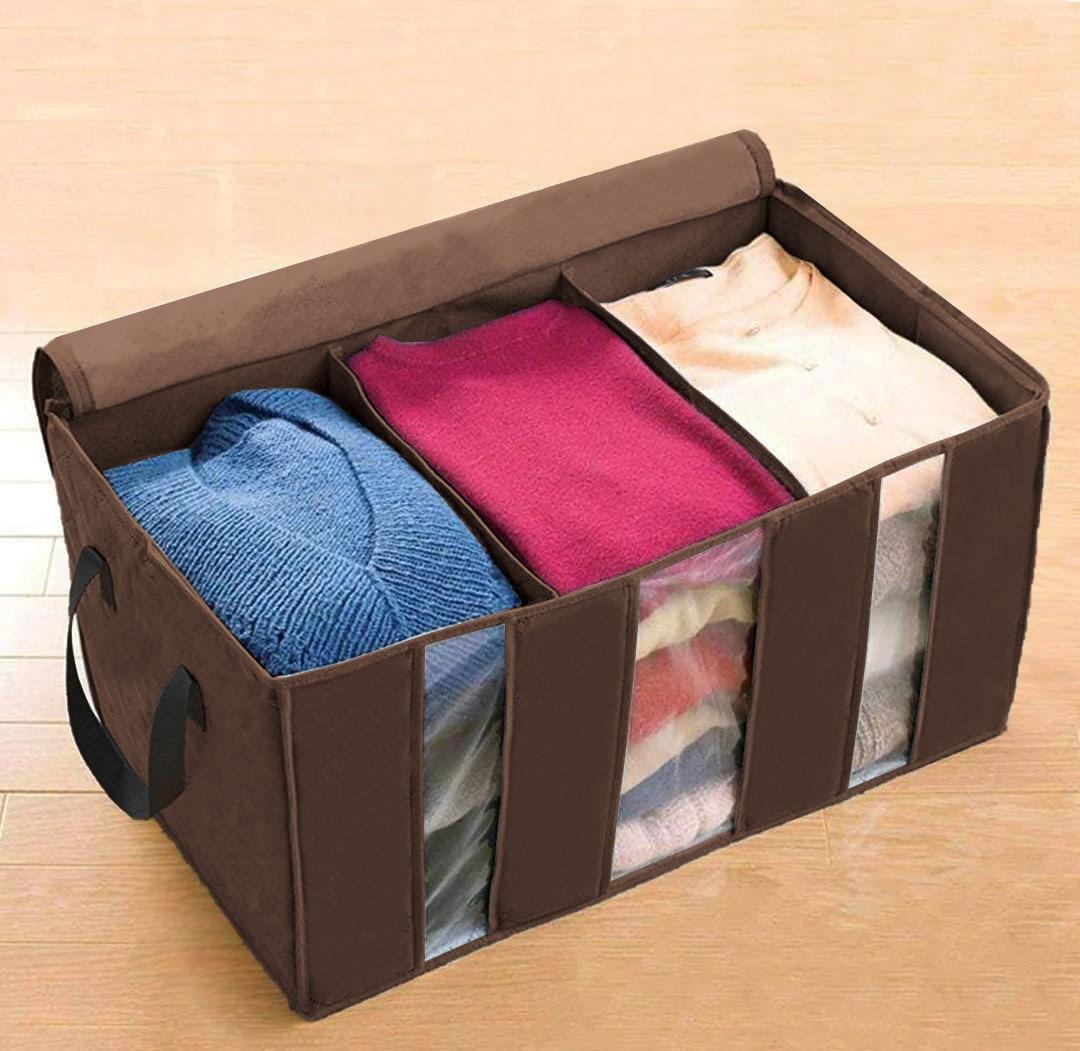 Durable Storage Bags - 1 Pc for Long-Lasting Use | Versatile Organizer in Brown