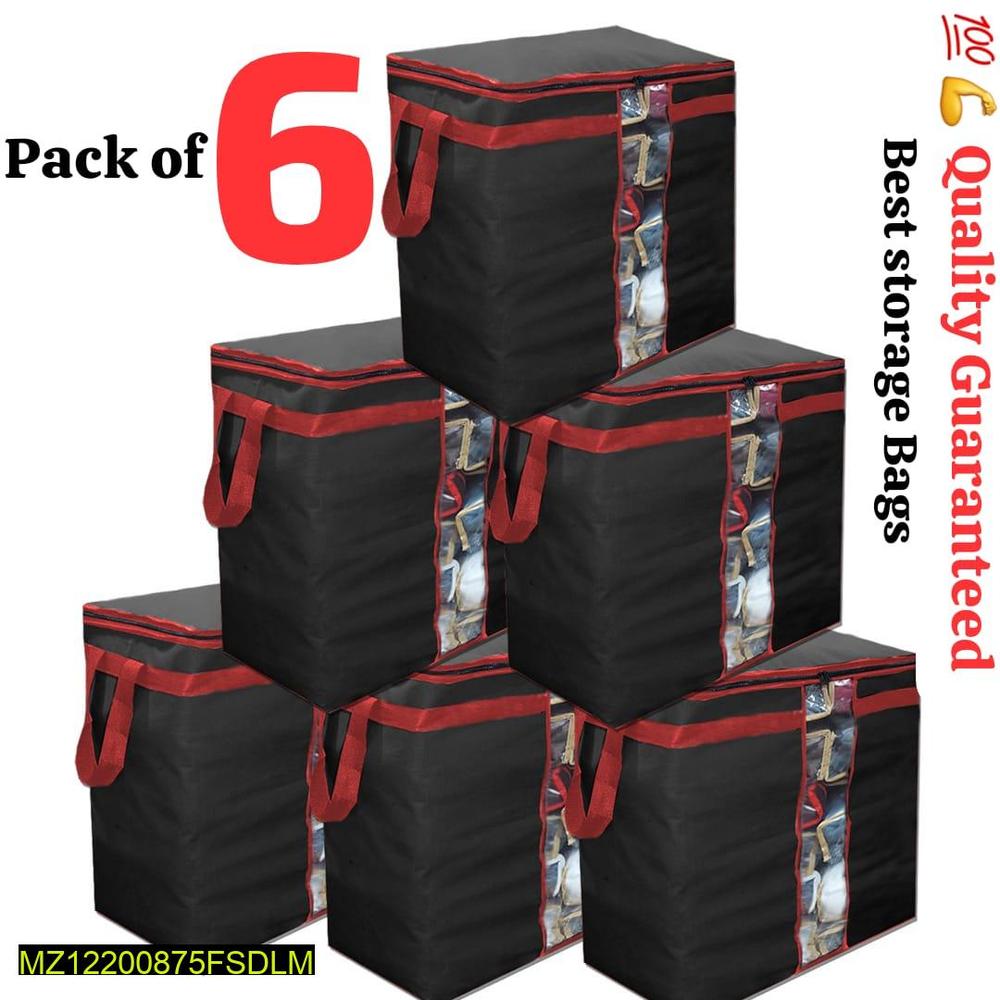 Dustproof Storage Bags, Pack Of 6