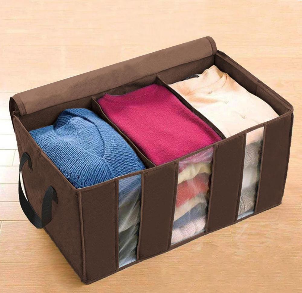 3 Compartment Clothes Storage Organizer 