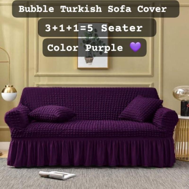 5 Seaters Bubble Turkish Sofa Covers