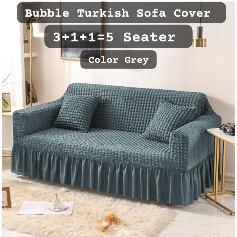 5 Seaters Bubble Turkish Sofa Covers